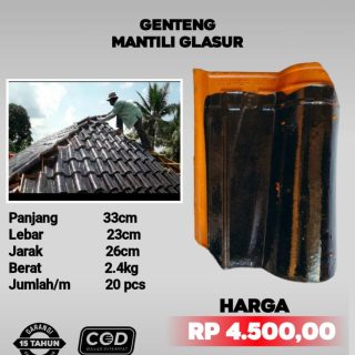 Genteng Mantili Glasur