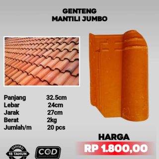 Genteng Mantili Jumbo