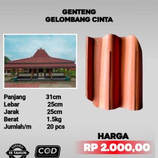 Genteng Gelombang Cinta