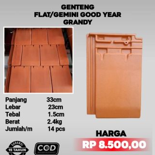Genteng Flat Gemini Good Year Grandy