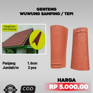 Genteng Wuwung Samping / Tepi
