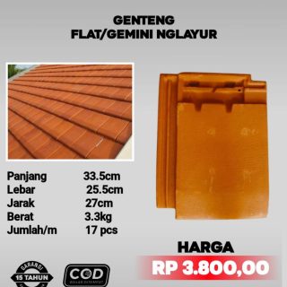 Genteng Flat Gemini Nglayur