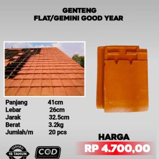 Genteng Flat Gemini Good Year