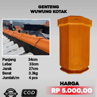Genteng Wuwung Kotak
